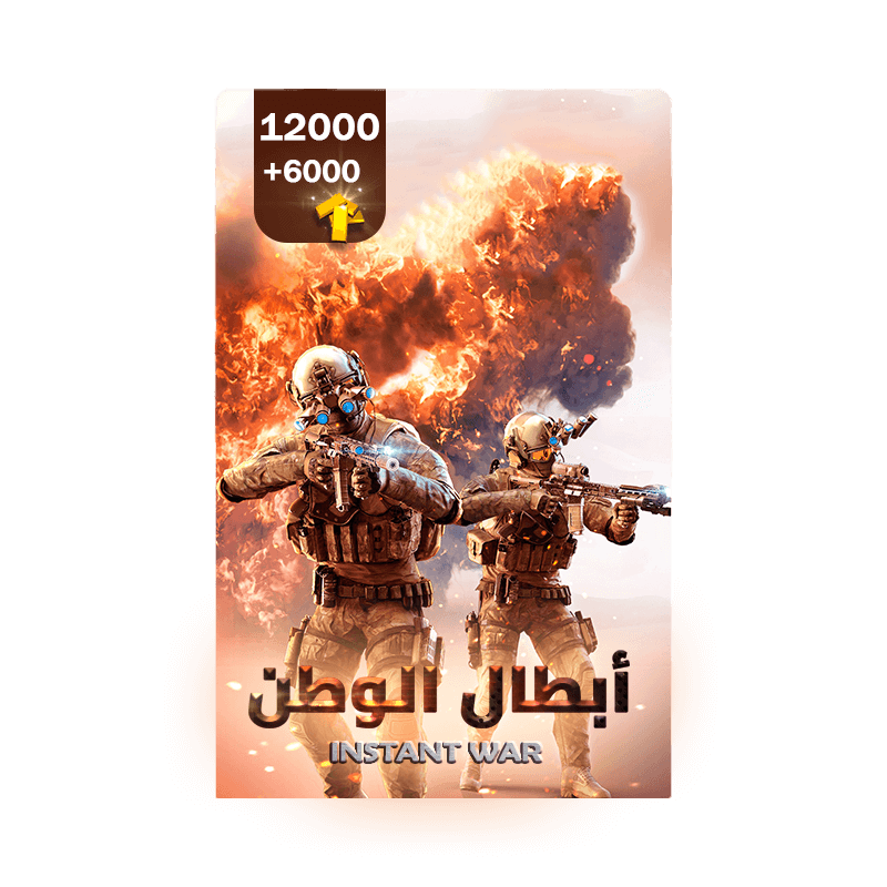 Instant war | 12000 Gold+ Free 6000 Gold