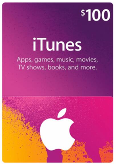 iTunes Gift Card - 100 USD