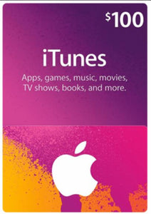 iTunes Gift Card - 100 USD