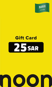 Noon KSA Gift Cards | 25 SAR