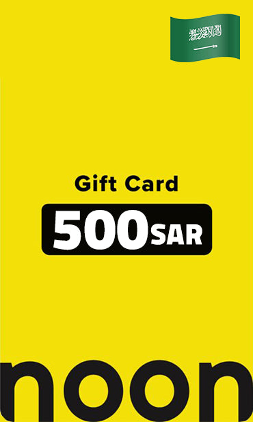 Noon KSA Gift Cards | 500 SAR