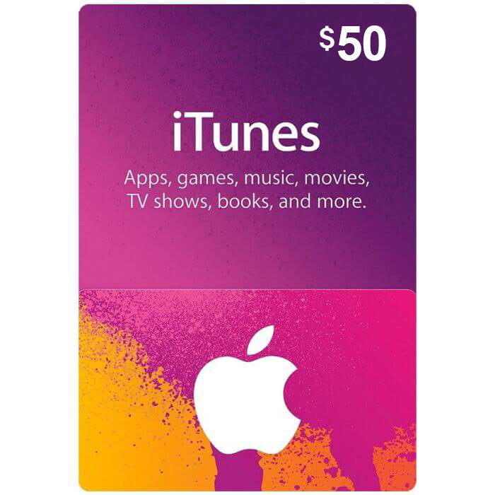 Multicolor Itunes US Dollar Gift Card - 50 Dollar, Packaging Type: Single  Pc, Size: Standard