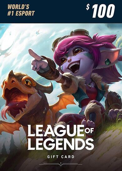 League of Legends Gift Card - 100 USD