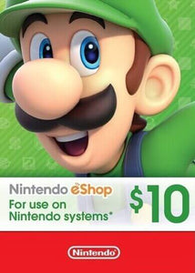 Nintendo EShop Gift Card - 10 USD