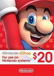 Nintendo EShop Gift Card - 20 USD