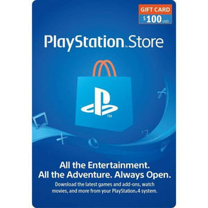 Play Station Store Gift Card -  100 USD