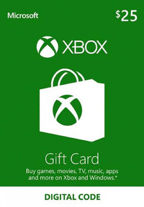 XBOX Gift Card - 25 USD