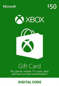 XBOX Gift Card - 50 USD