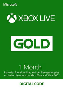 XBOX Gift Card - 1 month